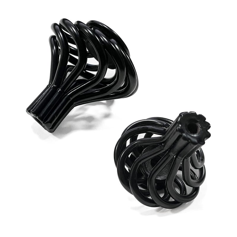 Lorigun Black Cabinet Knobs, Drawer Knobs for Dresser, Cupboard Door Knobs Round Alloy Knob with Screw, Single Hole Closet Door Knob Kitchen Cabinet Hardware 10 Pcs - Image 3